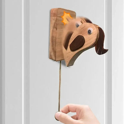 Wooden Handmade Creative Woodpecker Door Bell