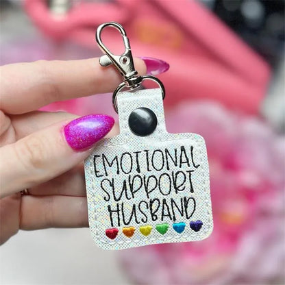 Emotional Support Coworker Keychain