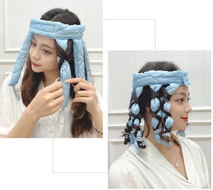 Sleeping Headband Heatless Curling Iron