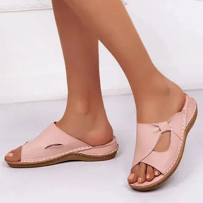 Women Casual Summer Daily Comfy Slip On Sandals