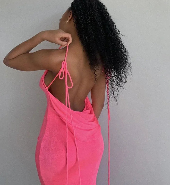 Serenity Backless Maxi Dress