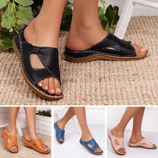 Women Casual Summer Daily Comfy Slip On Sandals