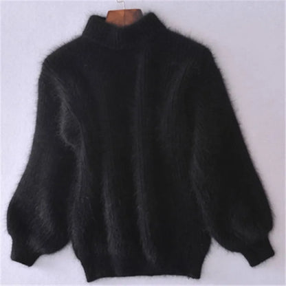 Cashmere Loose Solid Color Knit Sweater