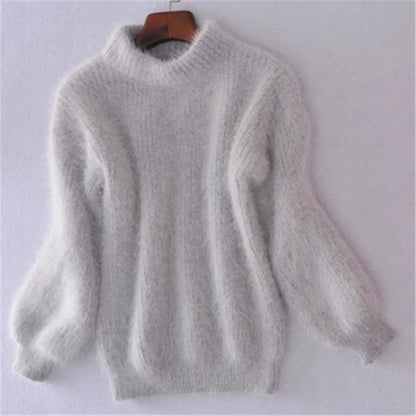 Cashmere Loose Solid Color Knit Sweater