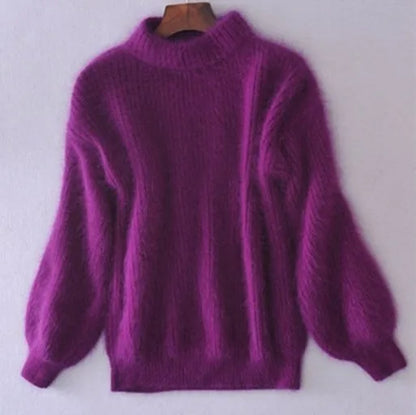 Cashmere Loose Solid Color Knit Sweater