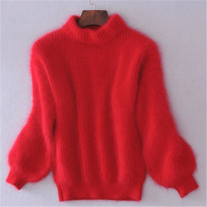 Cashmere Loose Solid Color Knit Sweater