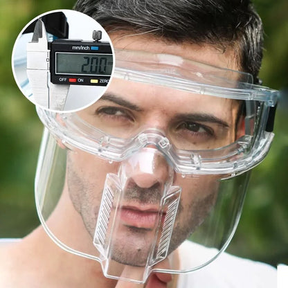 Multipurpose Ergonomic Transparent Protected Face Shield