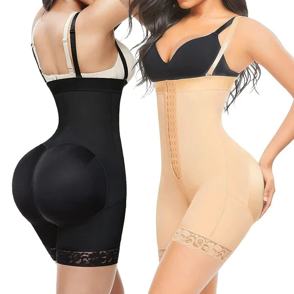 Compression Shapewear Open Bust Tummy Control with Zipper