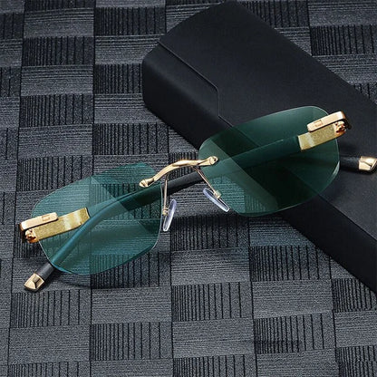 Stylish Anti-blue Light Rimless Reading Glasses